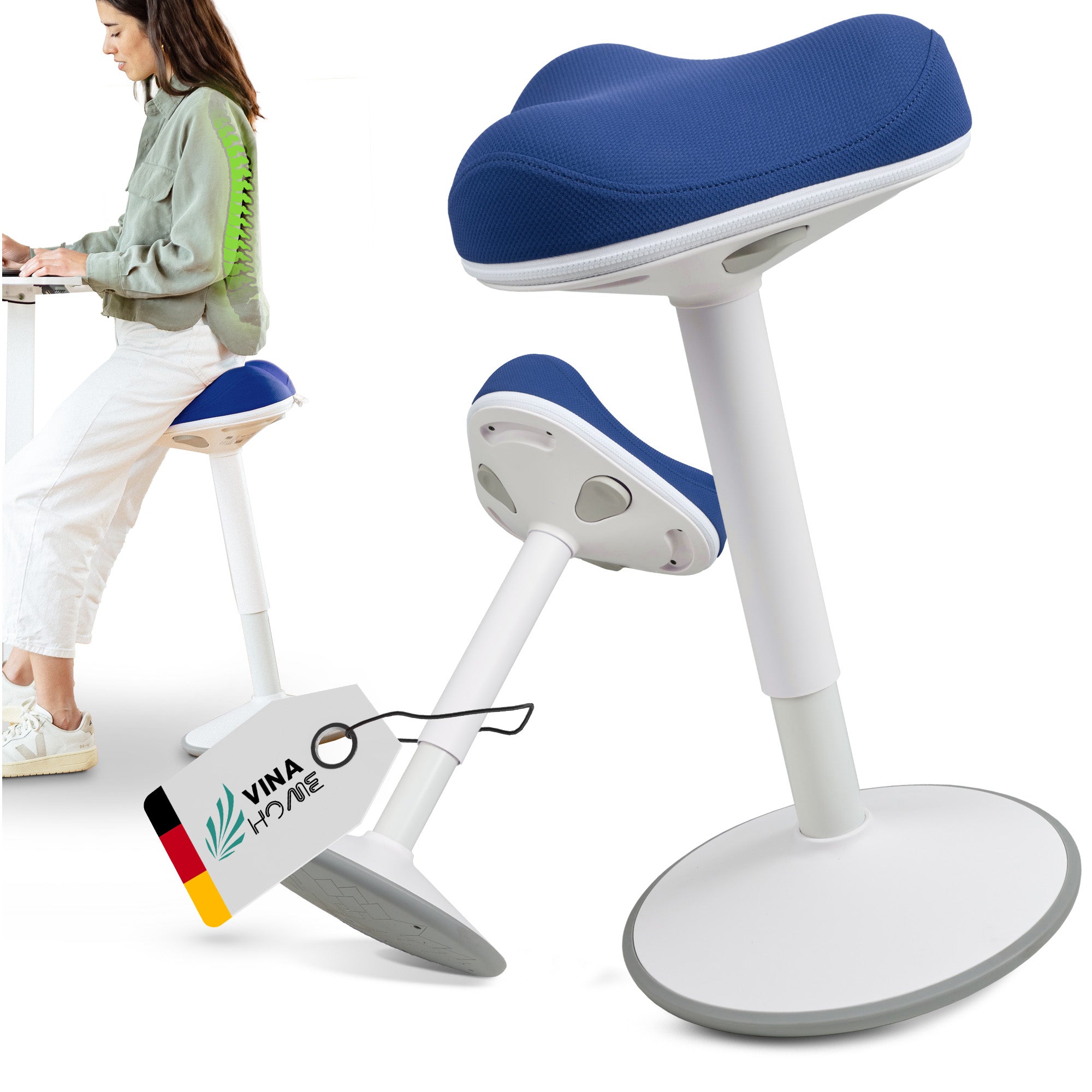 VINA Home® SH-01 ZIP Premium Sitzbezug | Perfekt geeignet für die Modelle SH-01 ZIP und SH-01S ZIP