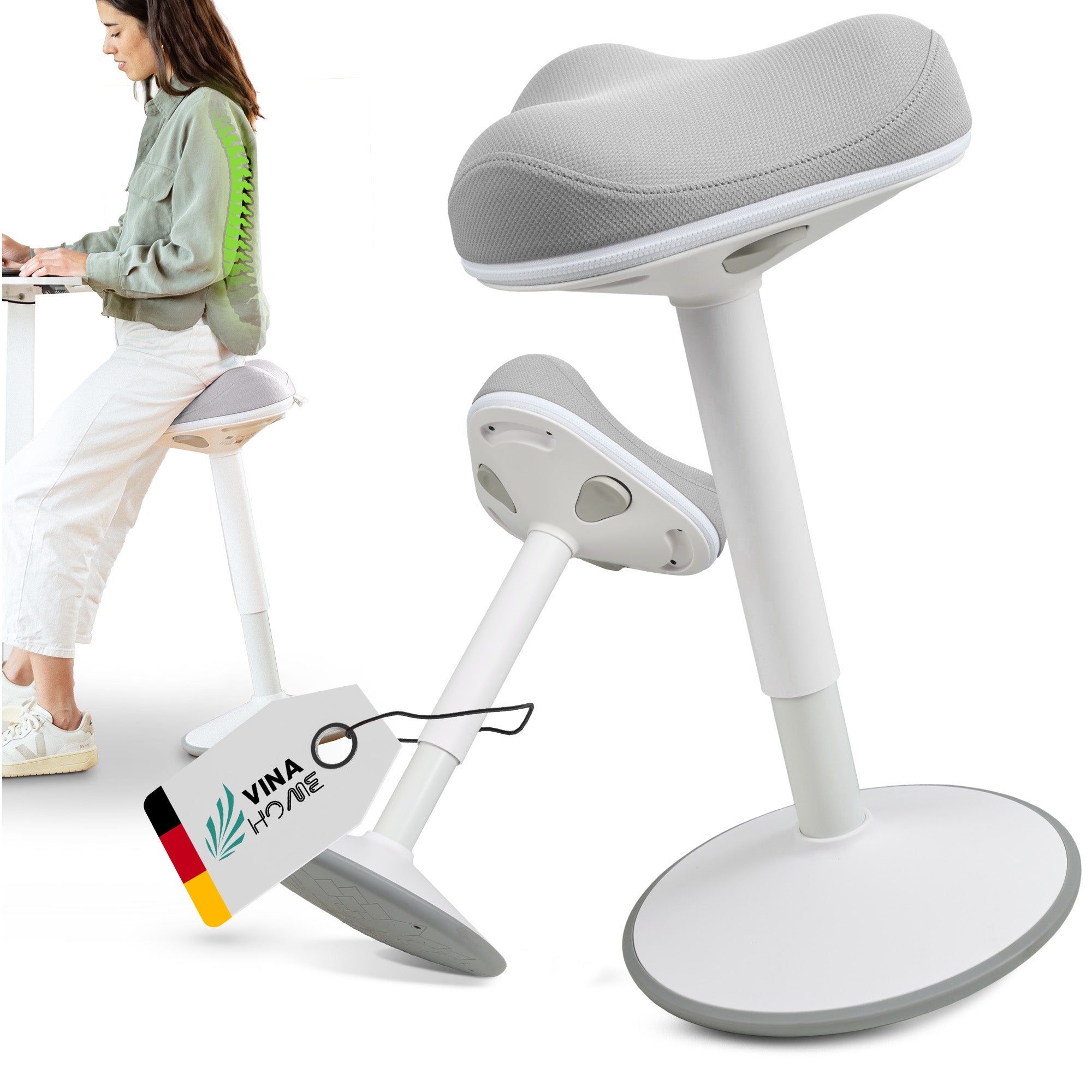 VINA Home® SH-01 ZIP Premium Sitzbezug | Perfekt geeignet für die Modelle SH-01 ZIP und SH-01S ZIP