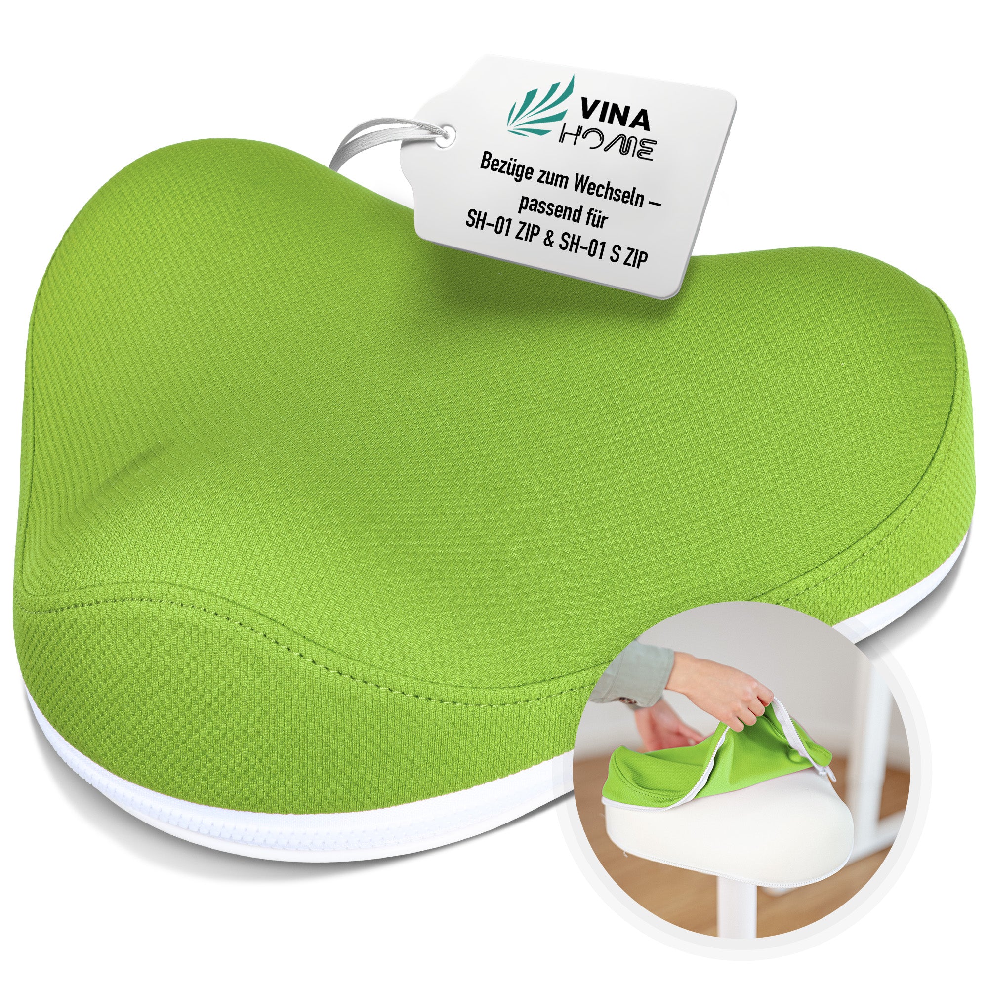 VINA Home® SH-01 ZIP Premium Sitzbezug | Perfekt geeignet für die Modelle SH-01 ZIP und SH-01S ZIP
