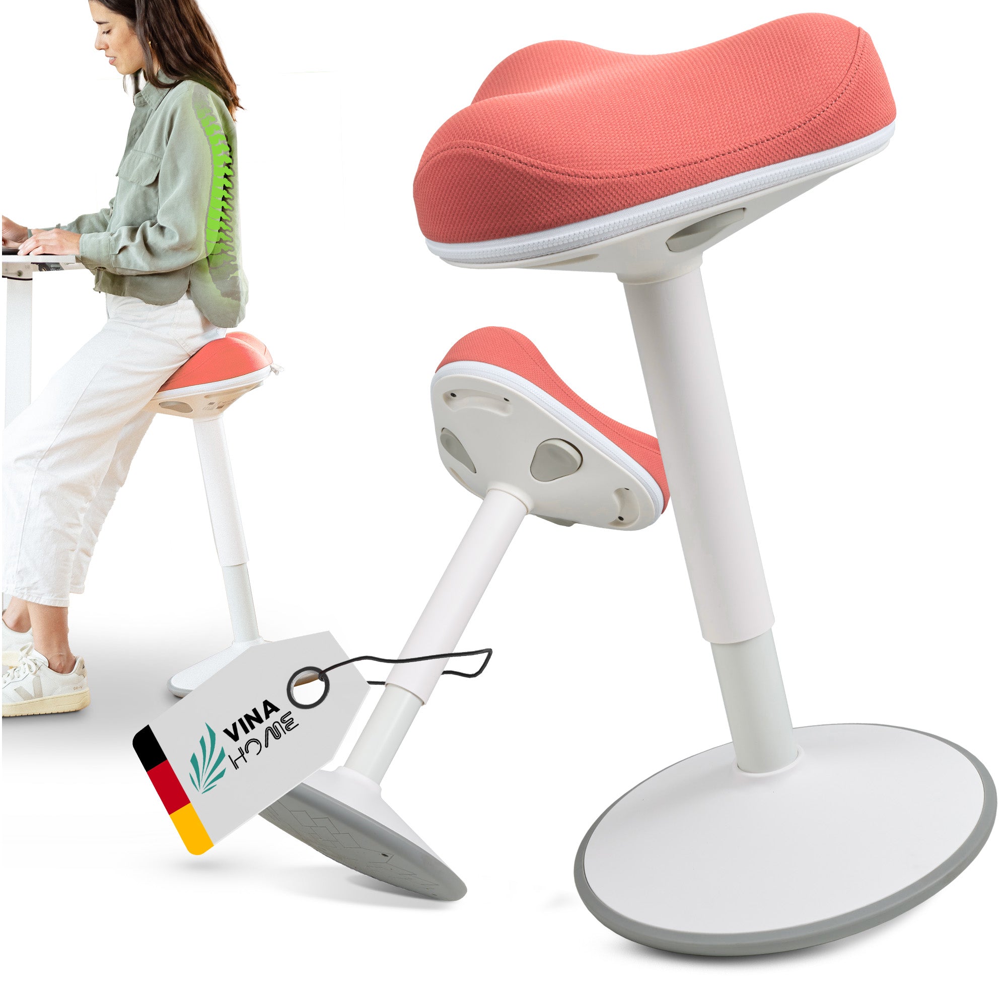 VINA Home® SH-01 ZIP Premium Sitzbezug | Perfekt geeignet für die Modelle SH-01 ZIP und SH-01S ZIP