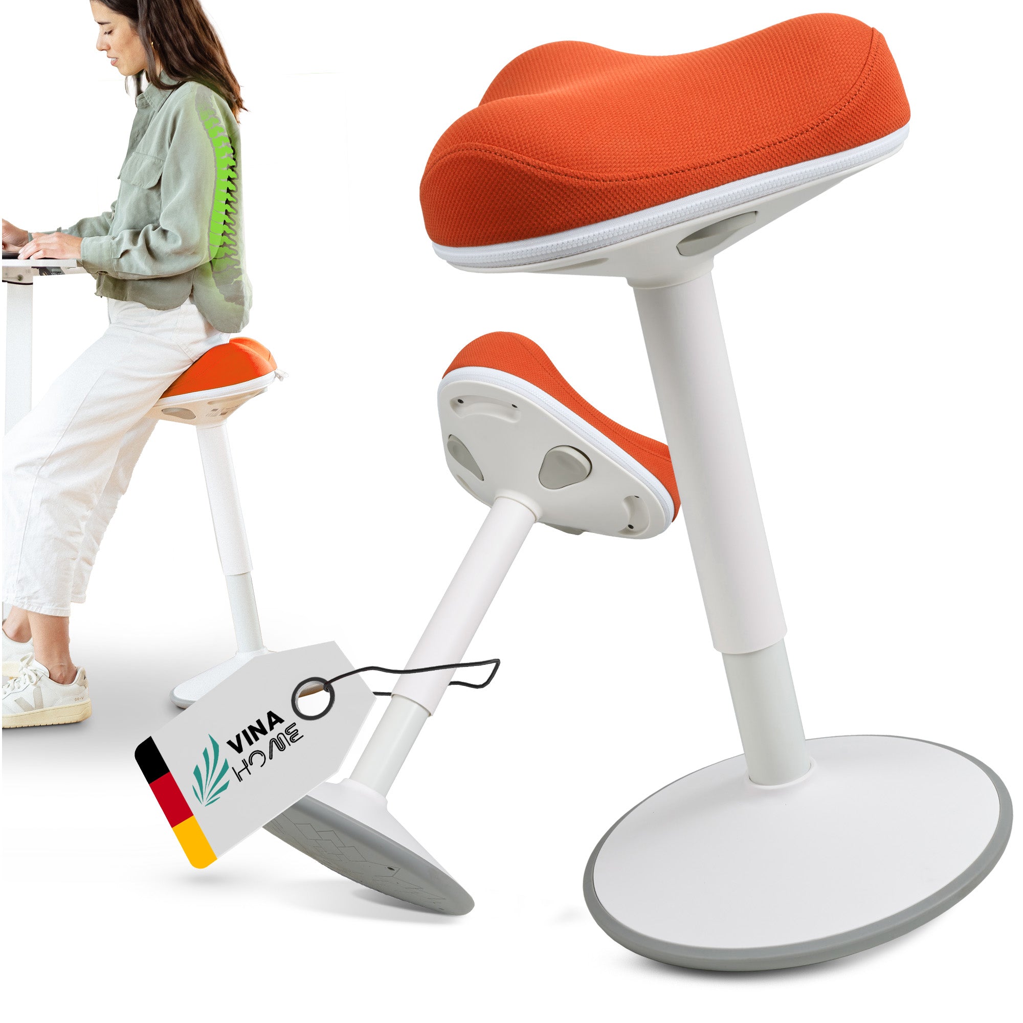 VINA Home® SH-01 ZIP Premium Sitzbezug | Perfekt geeignet für die Modelle SH-01 ZIP und SH-01S ZIP