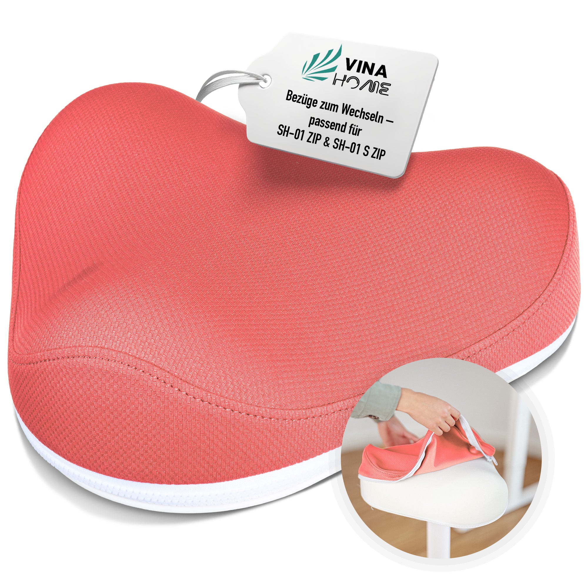 VINA Home® SH-01 ZIP Premium Sitzbezug | Perfekt geeignet für die Modelle SH-01 ZIP und SH-01S ZIP